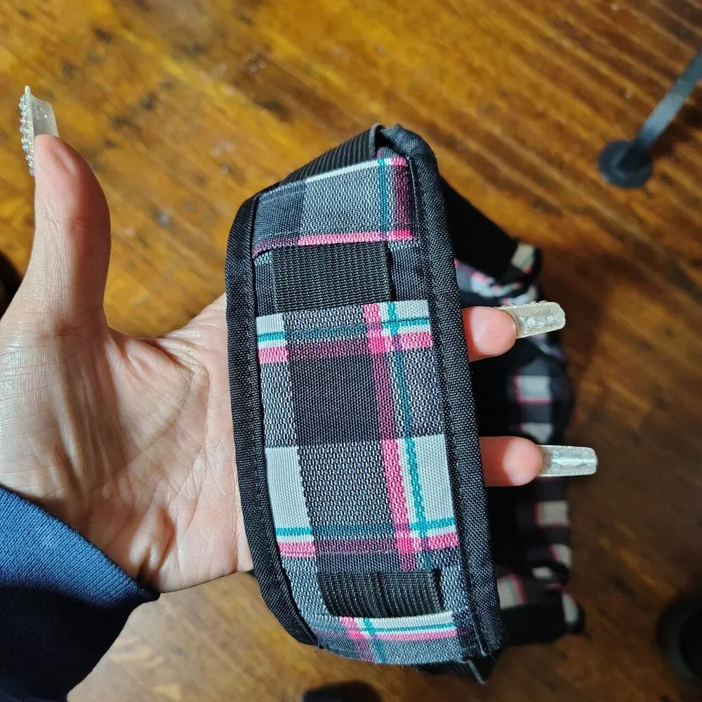 Y2K Plaid Jansport Messenger Crossbody Bag